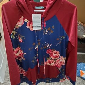 Reflection Floral Hoodie